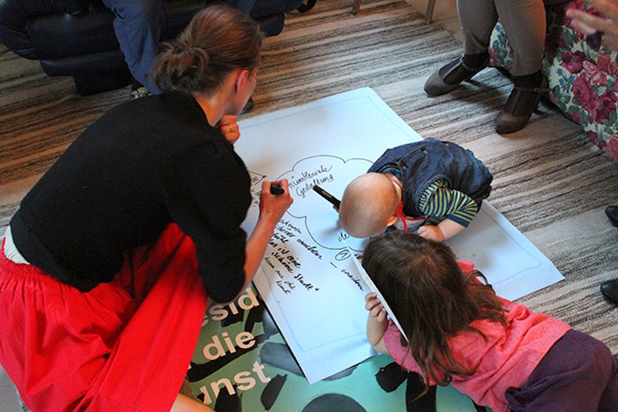 Ideensalon 2: sogni e desideri an die Kunst mit blufink (c) Barbara Elias da Rocha