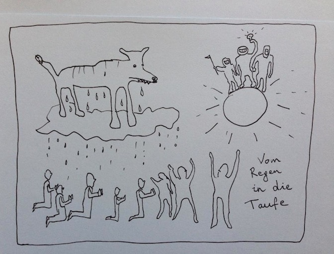 Nasse Hunde für franzmagazine