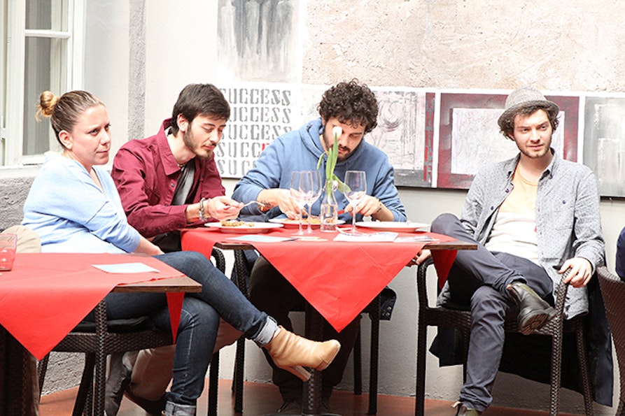 Rosengarten Brunch: Grundstein in Bozen