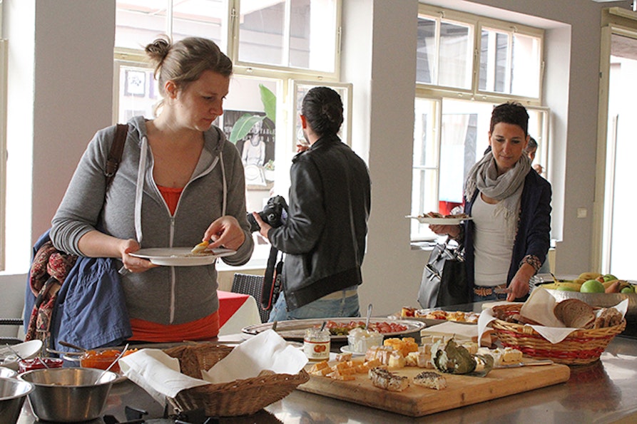 Rosengarten Brunch: Grundstein in Bozen