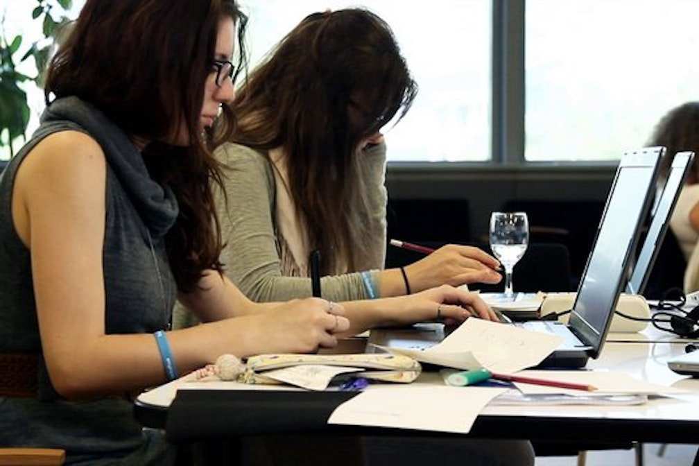 franz @ his first Open Data Hackathon: let’s hack databases and let the data go