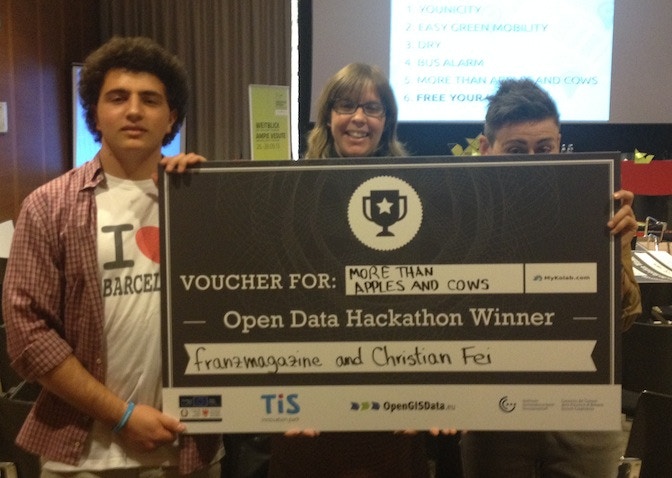 franzmagazine at open data hackathon