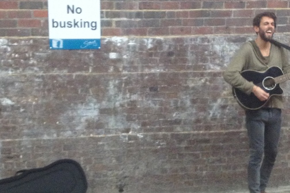 no busking