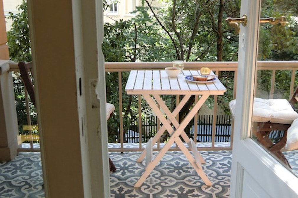 Letter from Scandinavia: Sun-lid patio furniture in Oslo's Uranienborg neighborhood