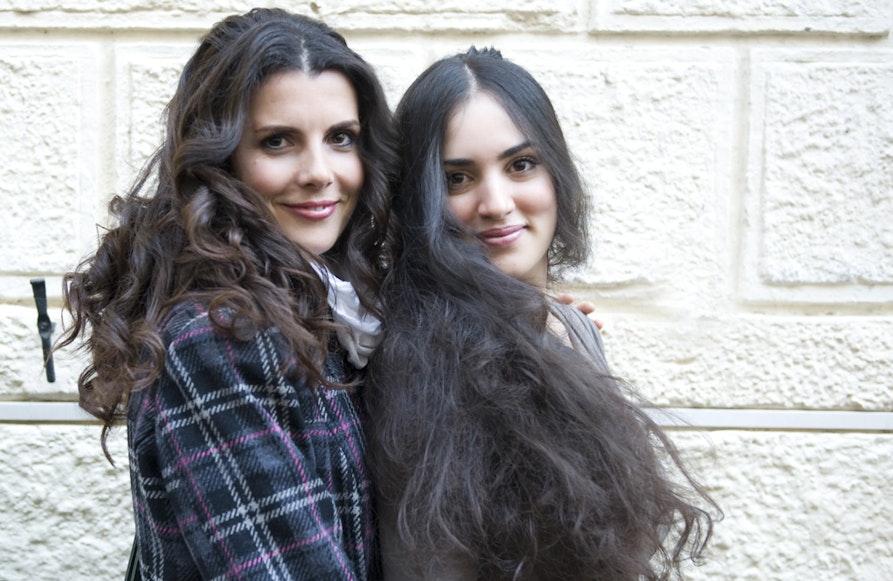 The curly Ladies of Piazza Erbe