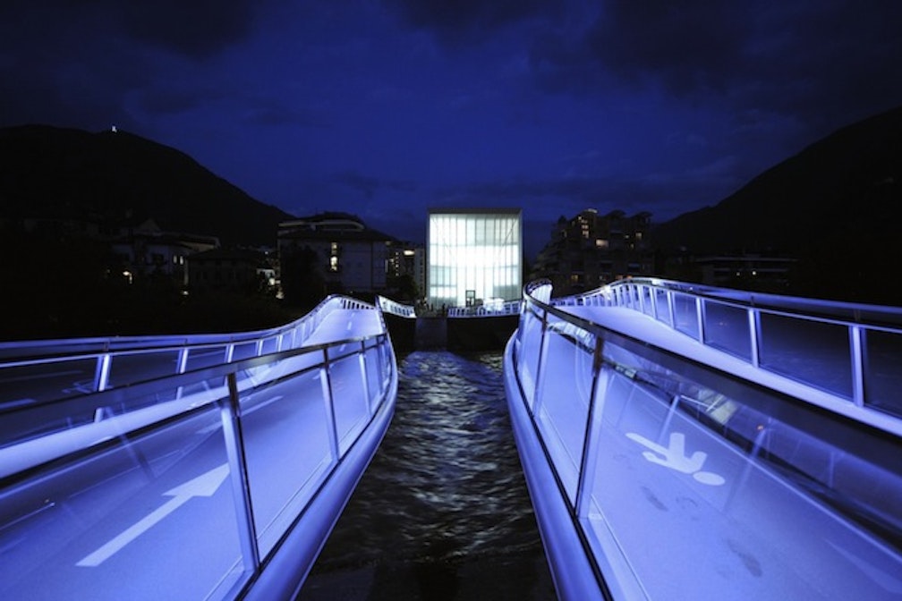 Museion: die Fassade lebt
