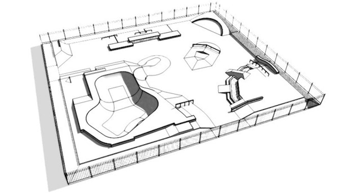 rendering skatepark bozen