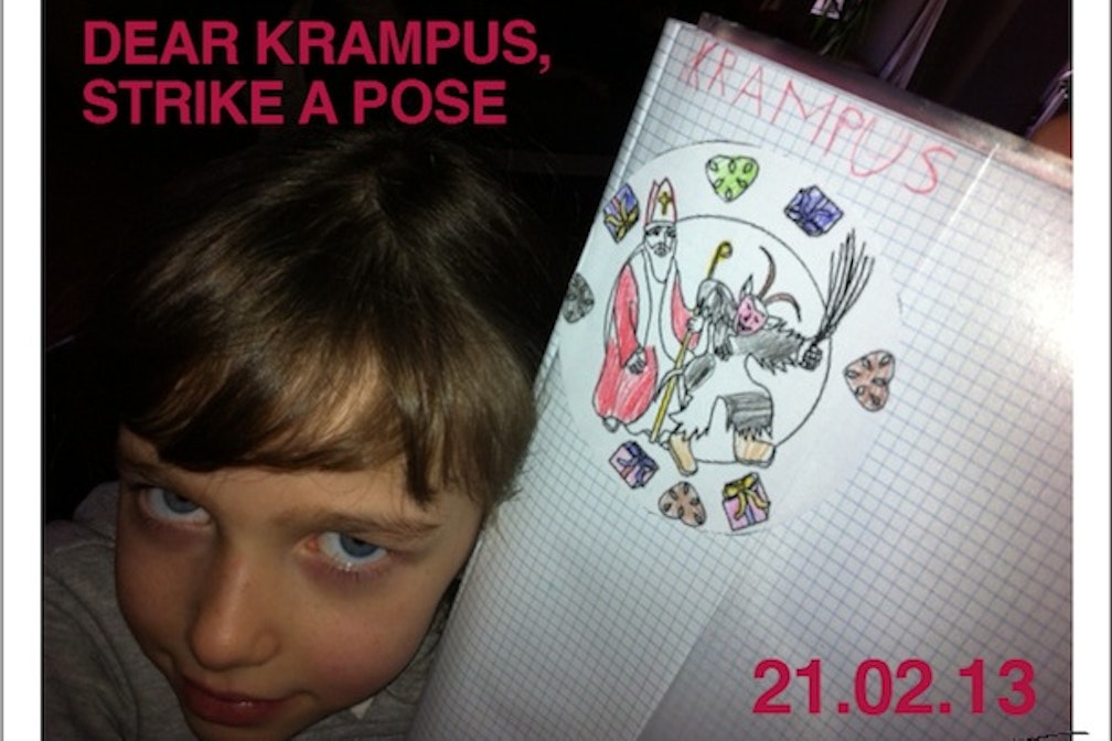 THURSDAY 21.2.13: Dear Krampus, strike a pose – Aperitivo & Finissage