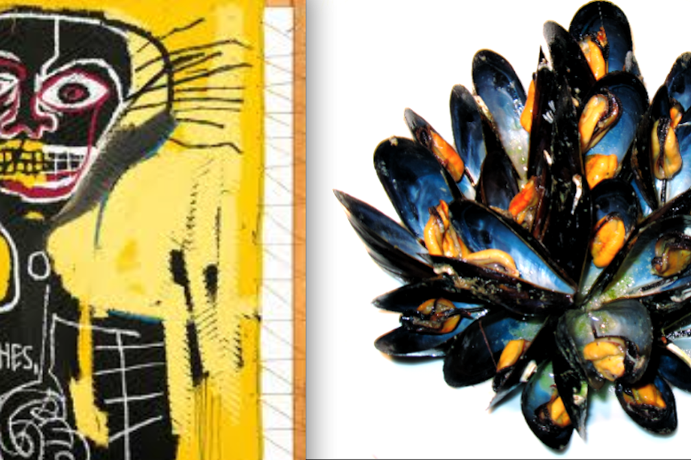 Jean-Michel Basquiat “Cabeza” – Impepata di cozze