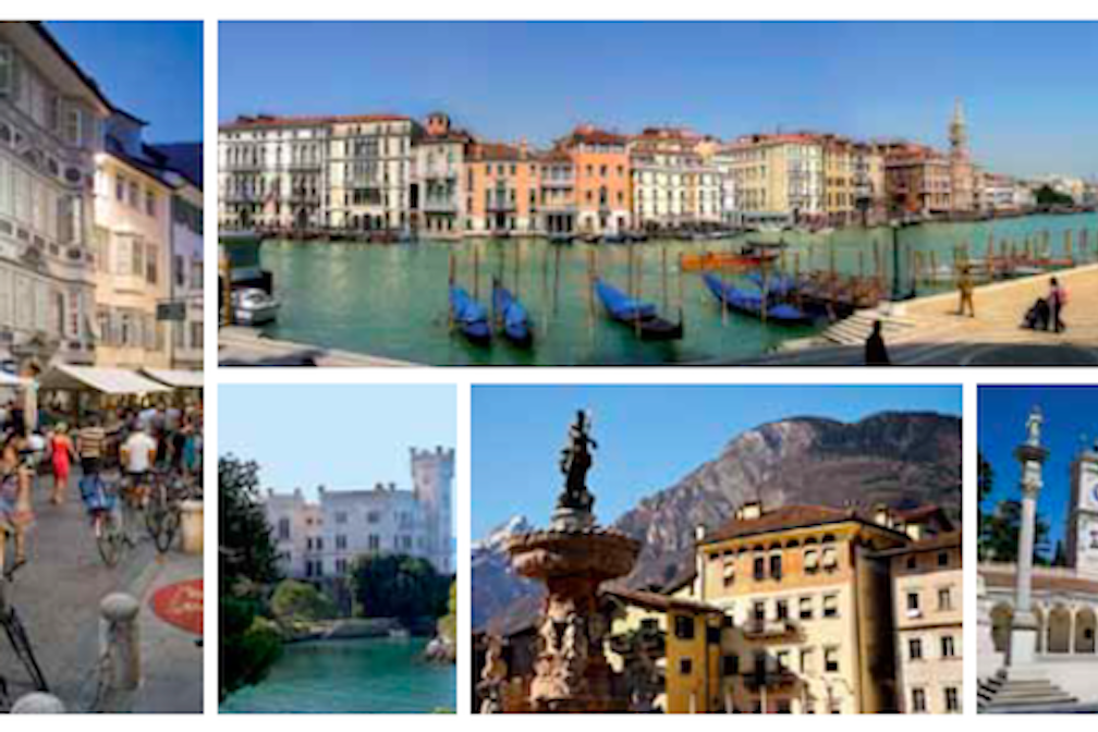 Bozen, Venezia, Trento, Trieste, Udine