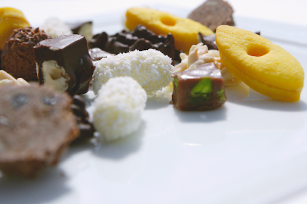 Panettonepralinen in Orangenschale