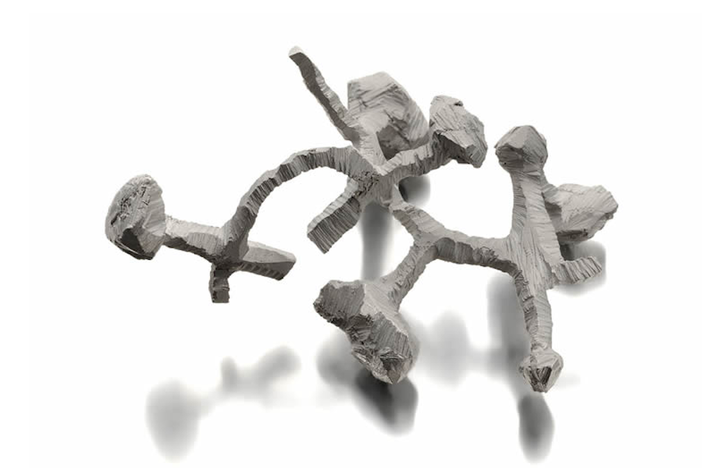 Gabi Veit. Kostbare Brockn aus Silber, Aluminium und Kunstharz