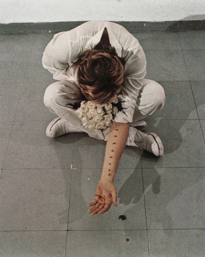 Gina Pane, Azione sentimentale, 1973@ Gina Pane by Siae 2016