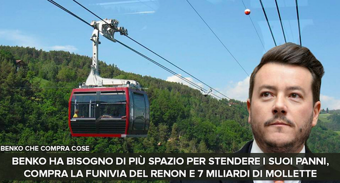 Benko che compra cose
