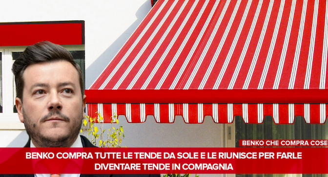 Benko che compra cose