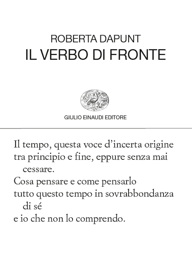 il verbo di fronte dapunt