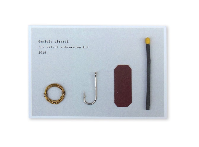 Daniele Girardi - Silent subversion kit - 2018 - Courtesy Collezione Caccia Dominioni