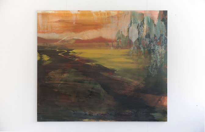 2.Geosphere twilight_2018_Acrylic and oil on canvas_170x200cm.tif