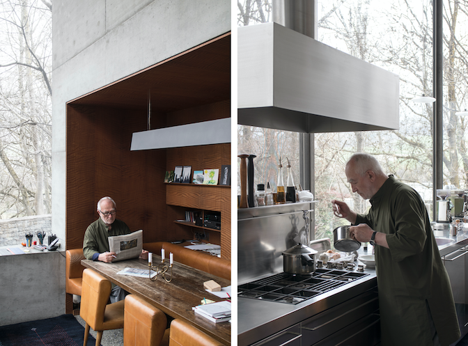 Peter Zumthor newspaper + soup
