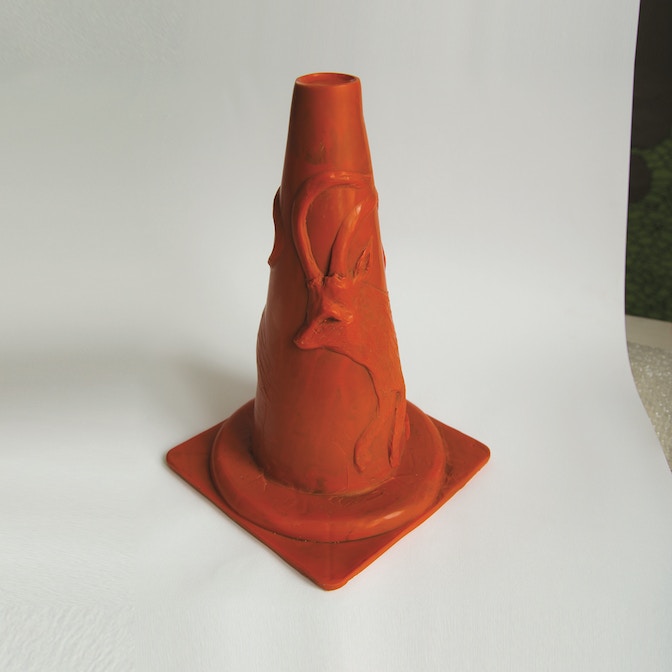 Federico Lanaro - BIRILLO, 2018 fiberglass 23x23x35cm b
