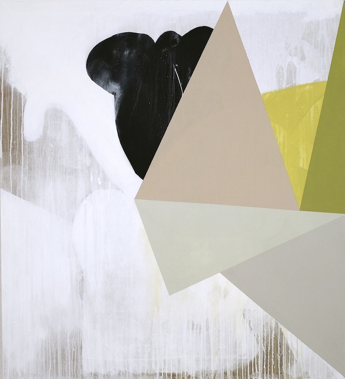 Quarto di quattro Re - 2019 - acrilico su lino - cm 100x110