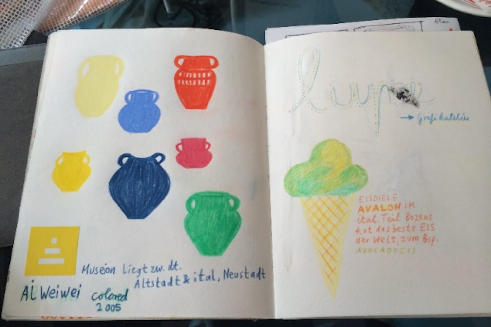 L’illustratrice Katja Spitzer ad ArtMaySound 2015: cara Bolzano, ti mando una cartolina