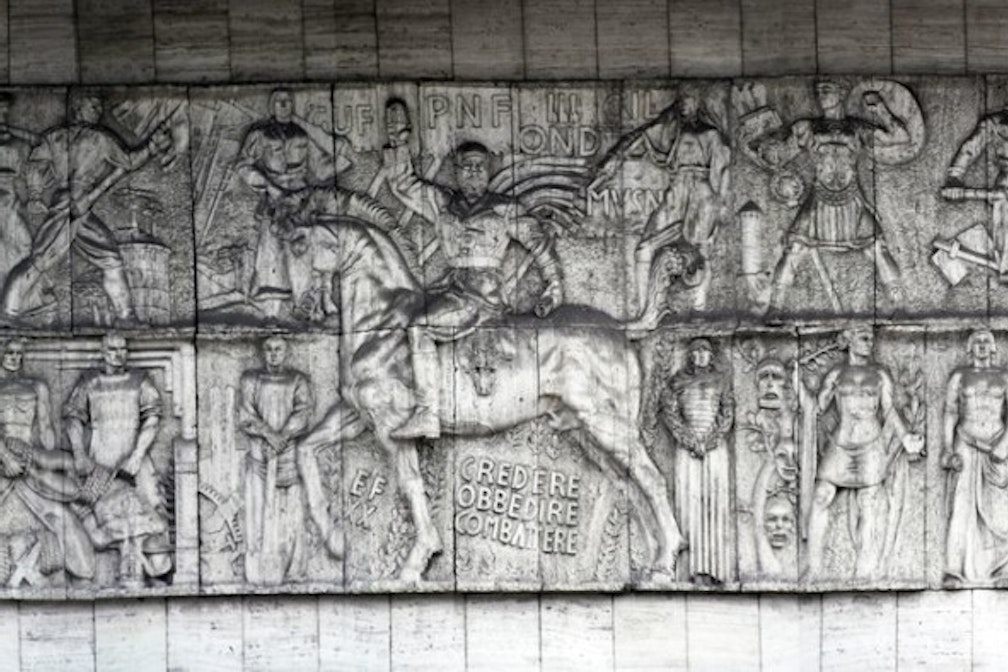 mussolini a cavallo