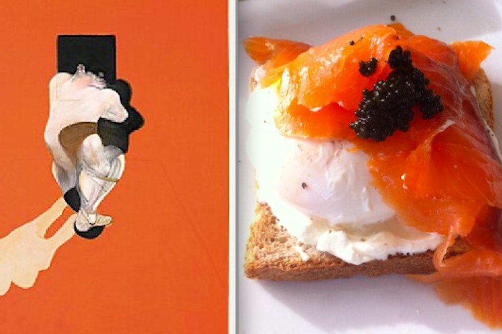 Francis Bacon/Triptych/ – Uovo in camicia con salmone