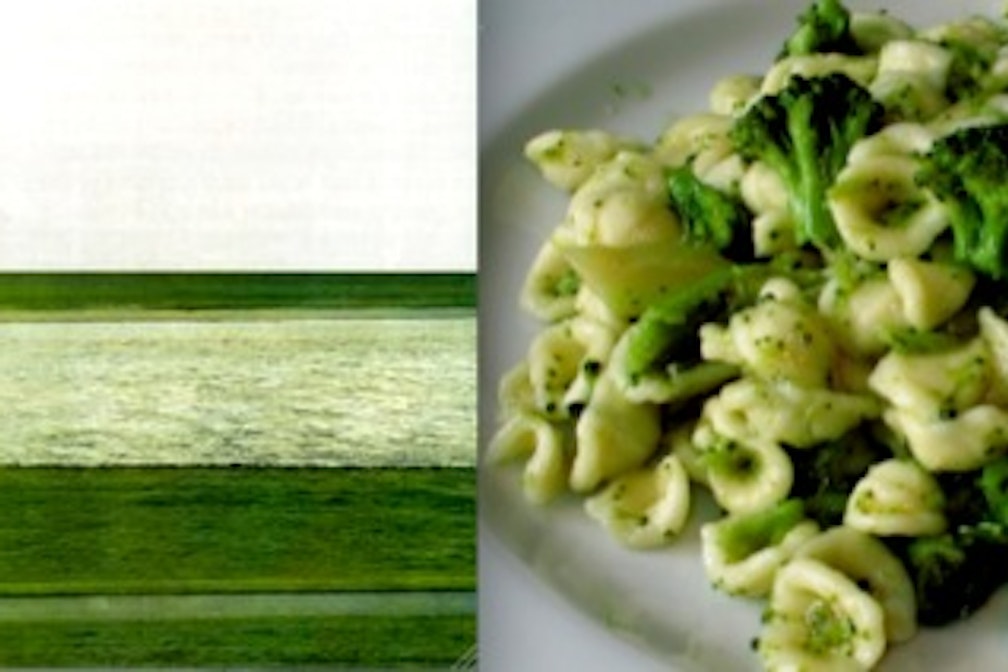 Andreas Gursky /Rhein II/ – Orecchiette con i broccoli