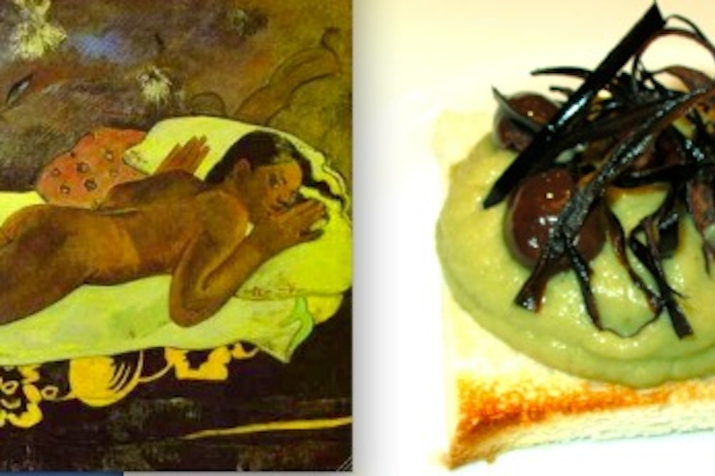 Paul Gauguin “Manao Tupapau” – Crostino alle Melanzane