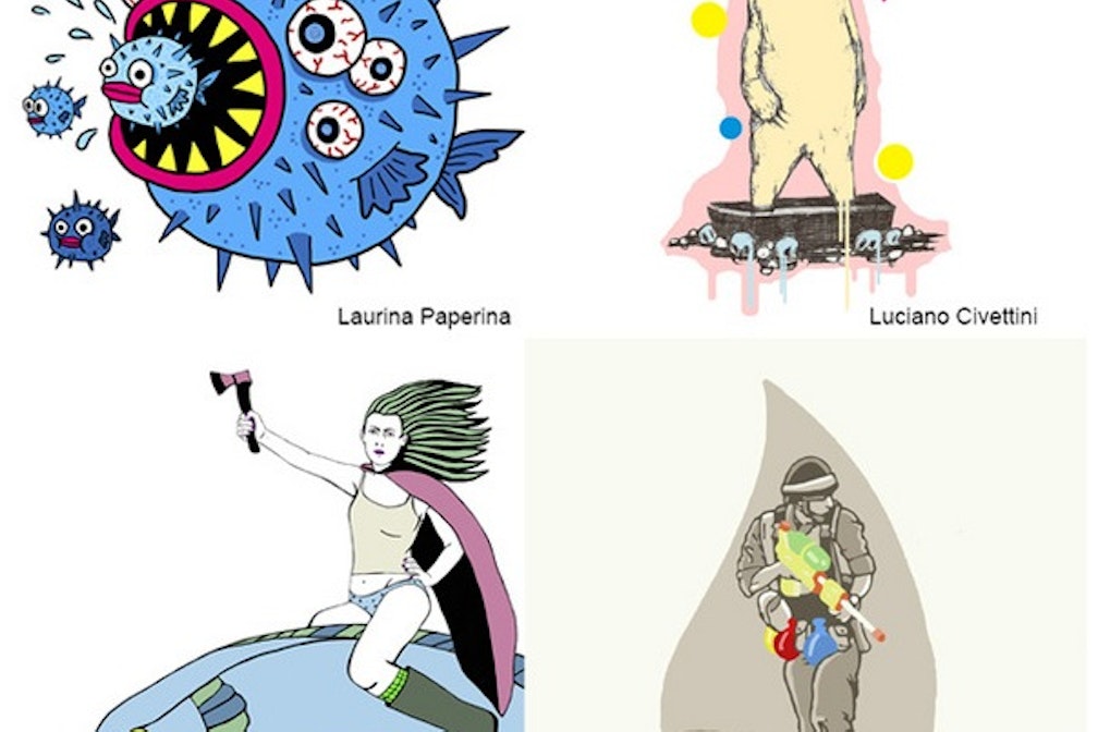 Laurina Paperina, Tatiana Festi, Luciano Civettini e Giovanni Zuanelli