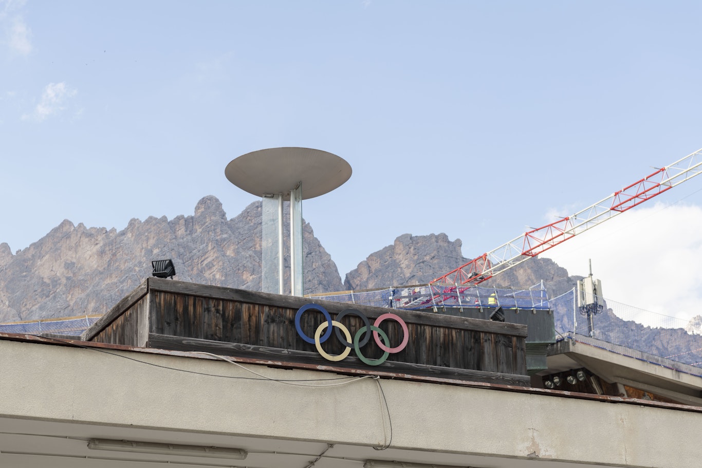 Cantiere Stadio del Ghiaccio _ Cortina d'Ampezzo - Infrastuttura paesaggio, Teresa De Toni