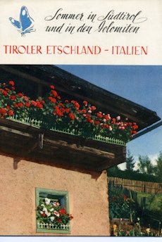 Werbeprospekt aus dem Jahr 1957, © R. Manfrini, Sammlung Touriseum – Südtiroler Landesmuseum für Tourismus, Meran Burning Love