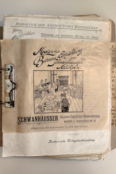 Ordner des Posthotel zum Ortler in Sulden © Nachlass der Familie Angerer, Sulden Ordnung ist das halbe Leben