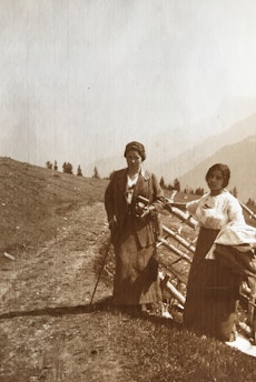 Zoila Fromm am Vigiljoch, © Sammlung Villa Freischütz Frauen hinter der Kamera