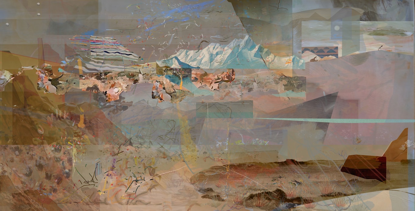 Petra Cortright – PAPER-THIN CRESCENT COWBOY DIP OF LIGHT 17