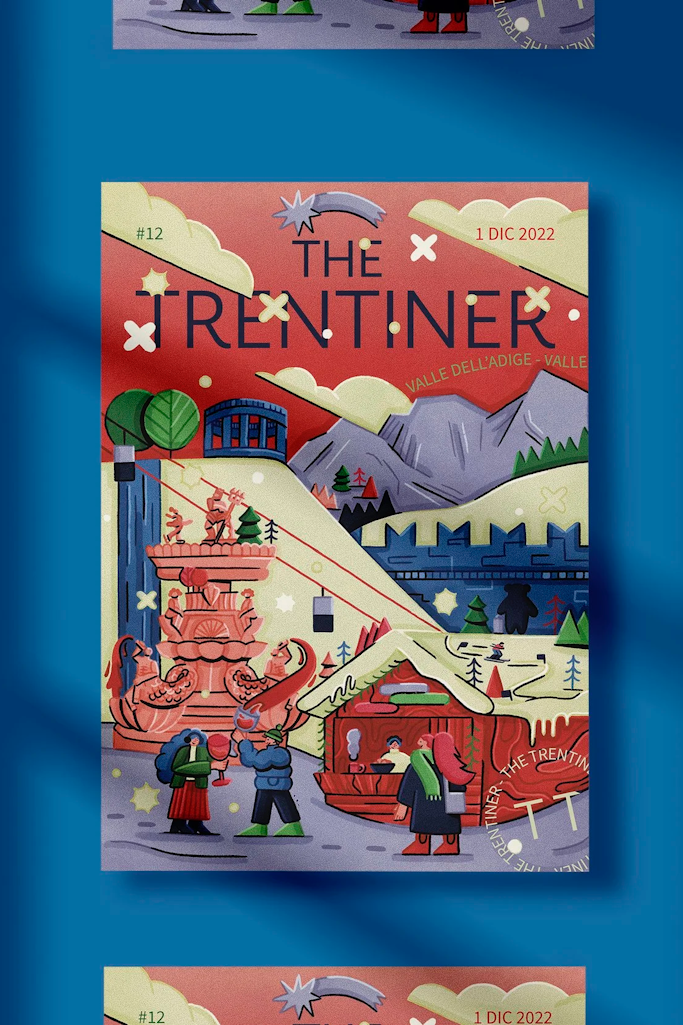 The Trentiner, il magazine immaginario che mette il Trentino in copertina