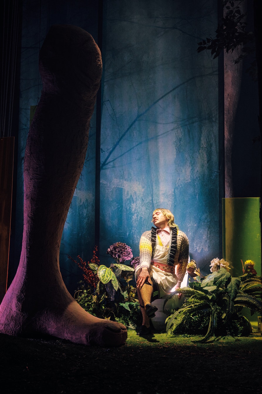 Felix Rank in „Blutbuch", © Marco Sommer/Vereinigte Bühnen Bozen