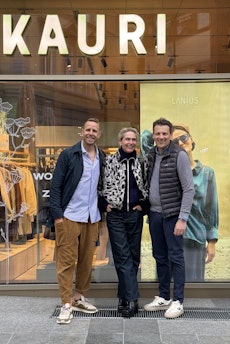 mit Daniel Tocca und Bernhard Schönhuber, © Susanne Barta Kauri auf Erfolgskurs