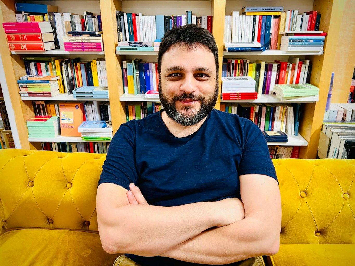 Il libraio di corso Libertà Marcello Landi, © Nuova Libreria Cappelli