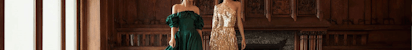 関税送料込【MAC DUGGAL】ロング ワンピース プリーツ ゴールド Mac Duggal | ShopSimon