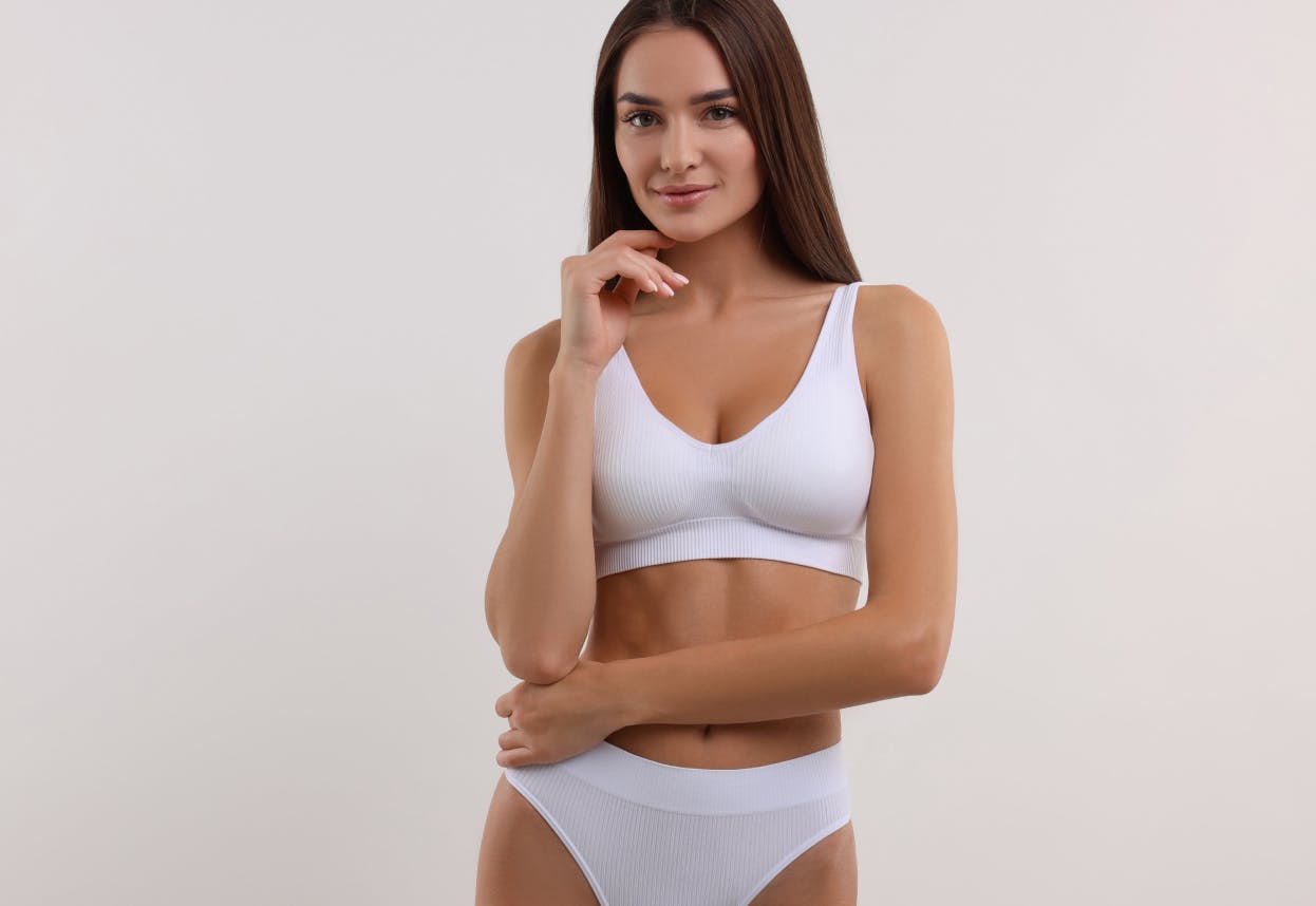 Beautiful woman smiling