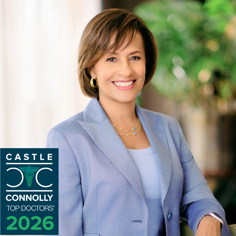 Portrait of Dr. Jennifer Parker Porter with Castle Connolly Top Doctors 2026 badge displayed