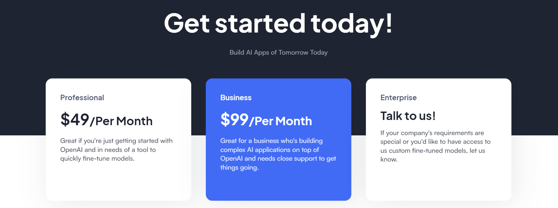 Trudo AI pricing plans
