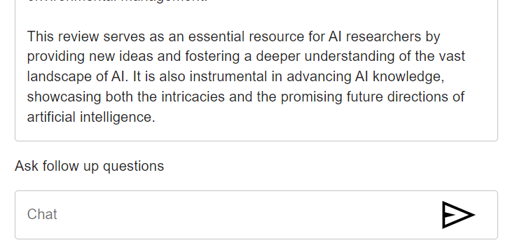 AcademicGPT followup question