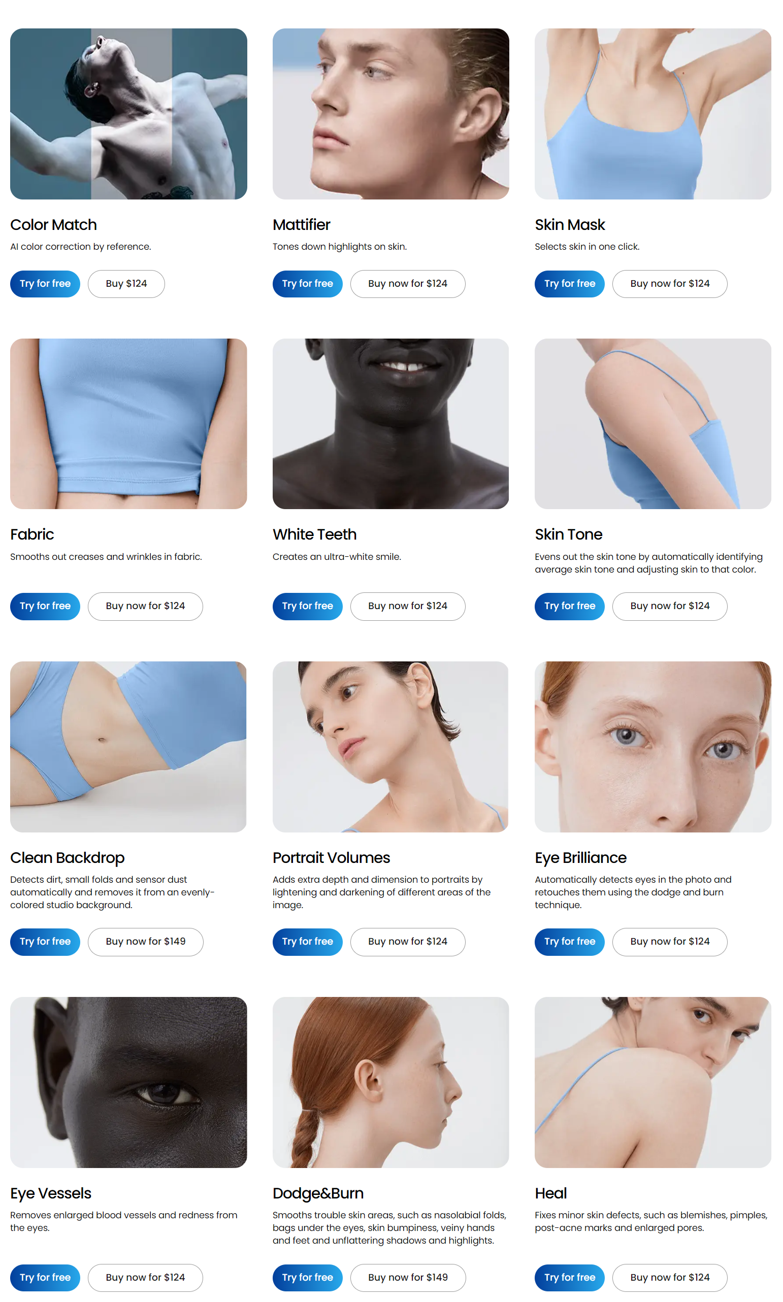 Retouch4me plugins with prices