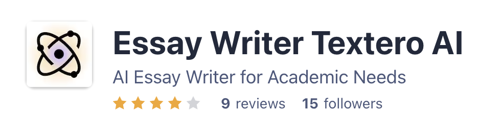 Textero Product Hunt rating
