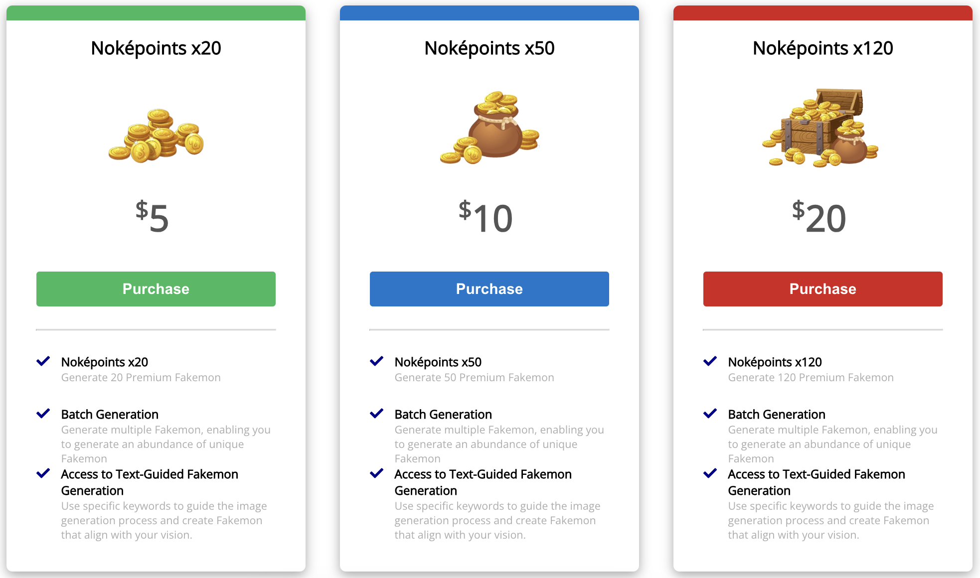 Nokemon nokemon point plans