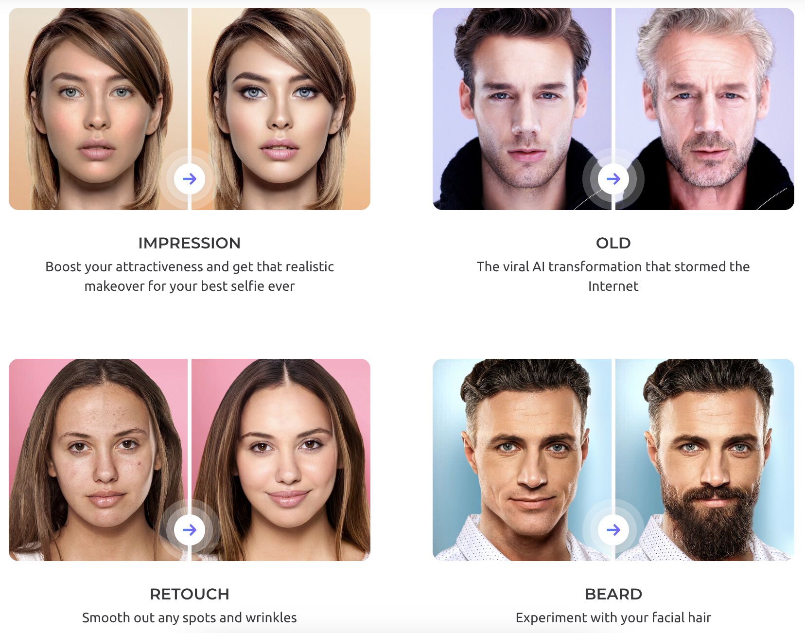 FaceApp AI image effects