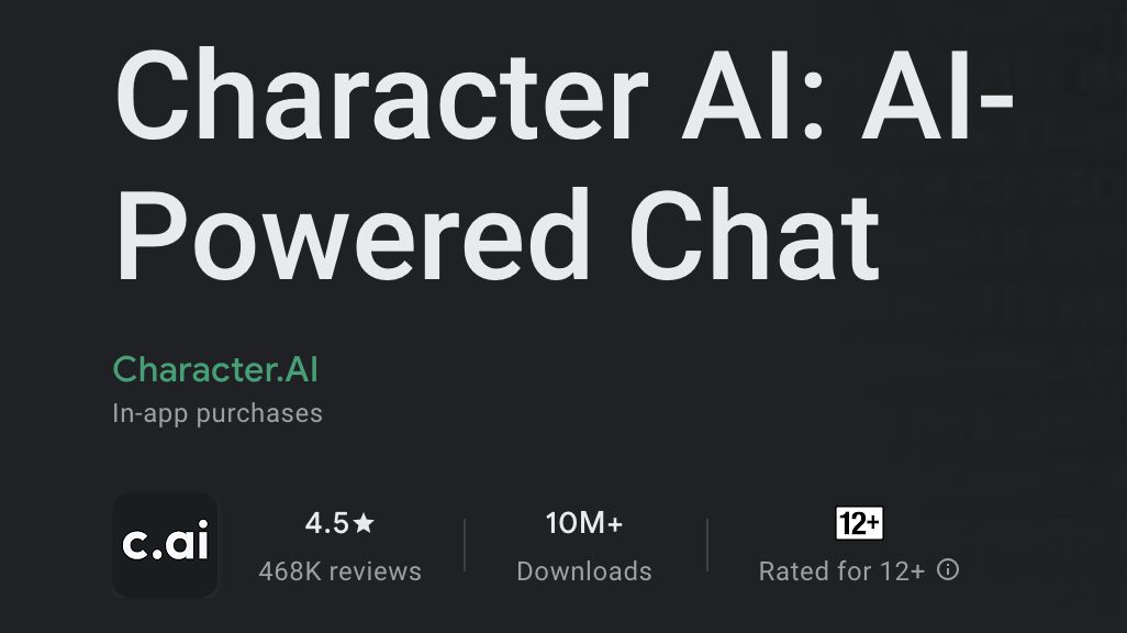 CharacterAI on the Google Play Store